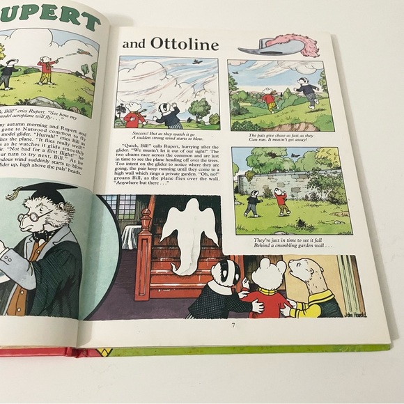 Vtg Rupert Bear Book The Daily Express Annual Storybook - Picture 10 of 16